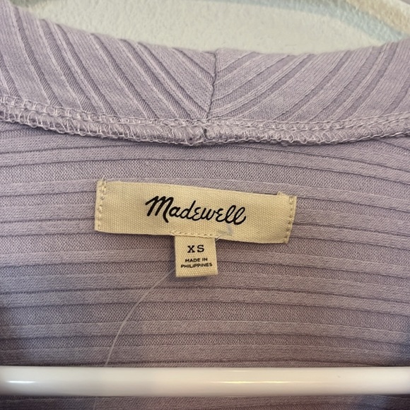Madewell Variegated Rib Boxy Polo Shirt - Picture 7 of 13